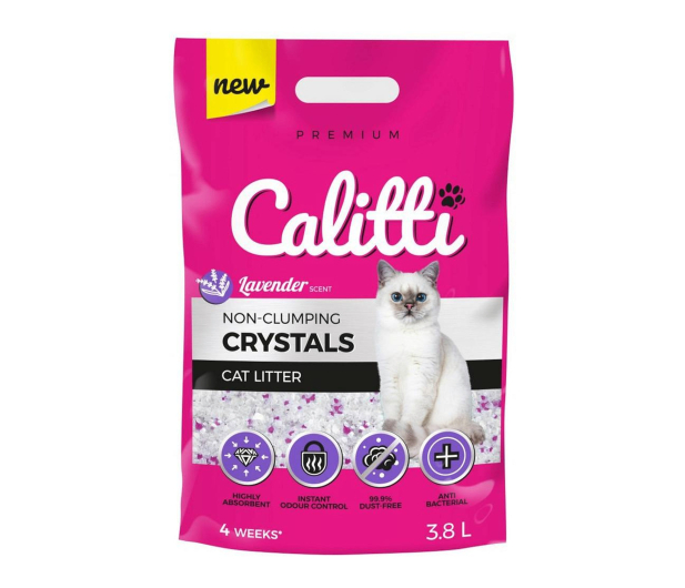 Calitti Crystals Lavender żwirek silikonowy 3,8 l - 1600060 - zdjęcie